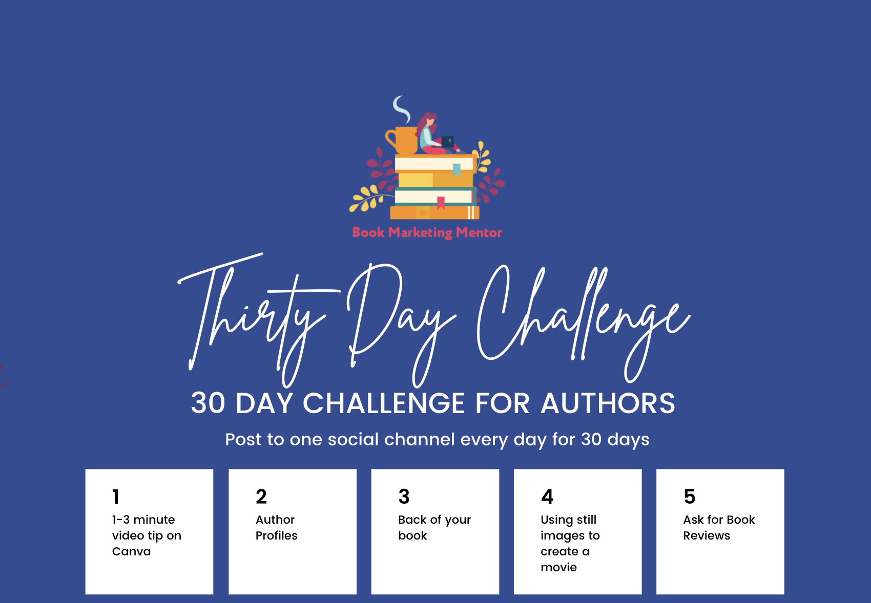 Thirty Day Challenge Week One Calendar